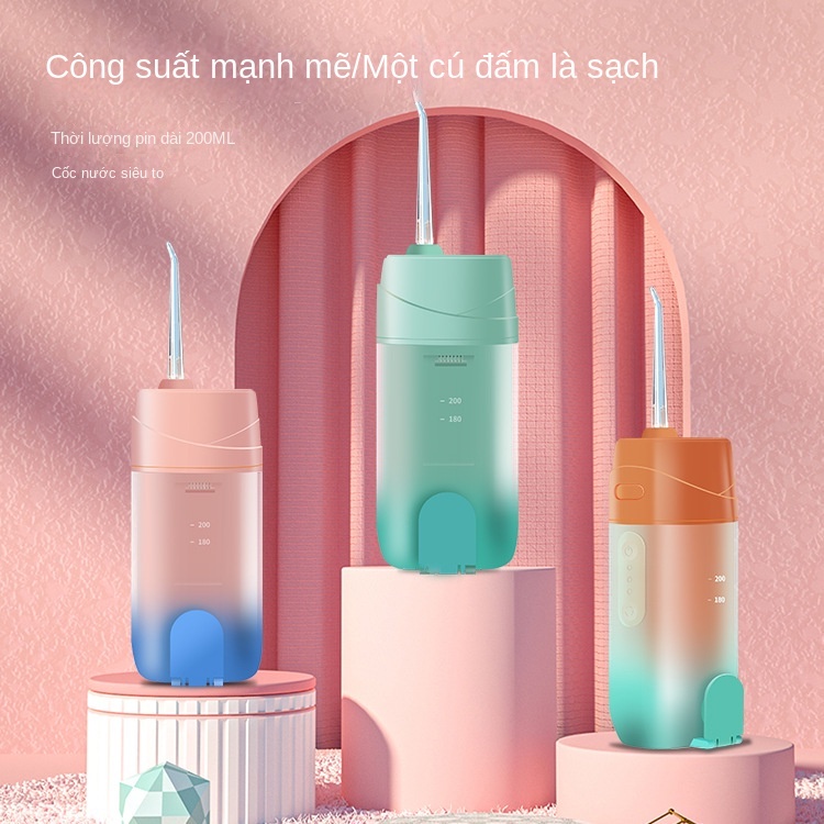 Máy Làm Sạch Răng Bằng Điện Thông Minh Có Thể Thu Gọn Tiện Lợi