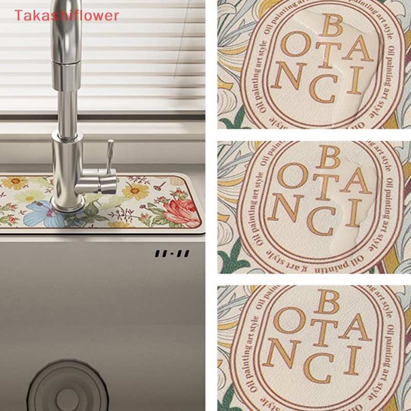 Miếng Lót Bồn Rửa Chén Thấm Hút Tốt Chống Trượt Tiện Lợi