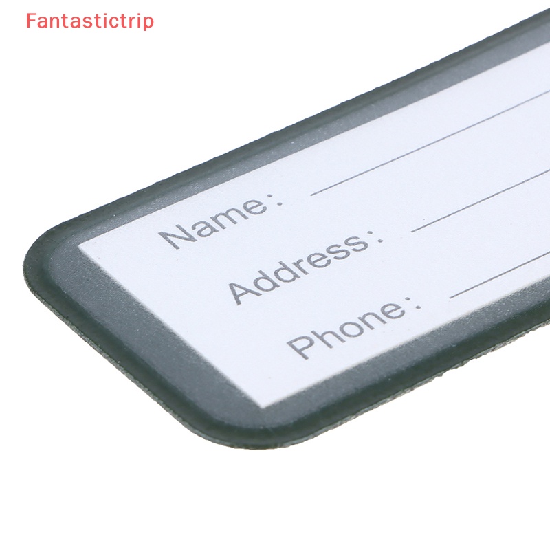 [Fantastictrip] Nhãn Dán Hành Lý Bằng Da PU Chất Lượng Cao Nhỏ Gọn Hàng Mới