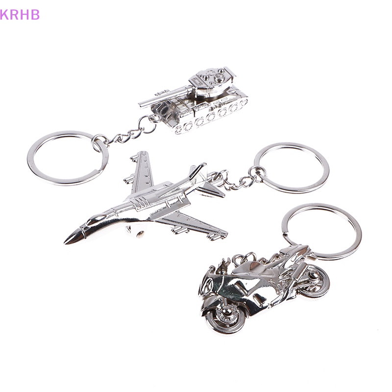 Krhb Móc Khóa Hợp Kim Hình Xe Máy Bay Bằng Kim Loại Mới