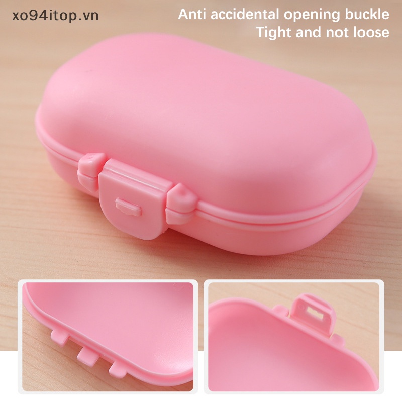 Hộp Đựng Thuốc Mini 4 Ngăn Tiện Dụng Mang Theo Du Lịch