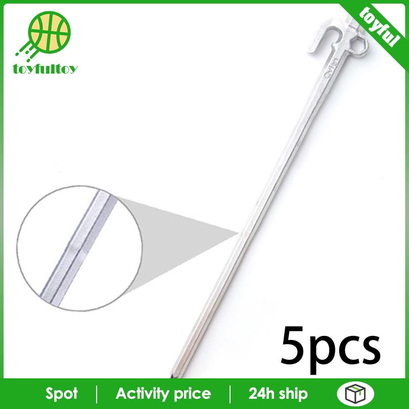 Set 5 Cọc Dựng Lều Cắm Trại / Leo Núi Linh Hoạt Tiện Dụng