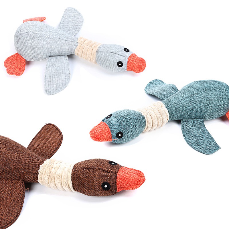 Đồ Chơi Hình Ngỗng Nhồi Bông Có Âm Thanh Dễ Thương Cho Thú Cưng