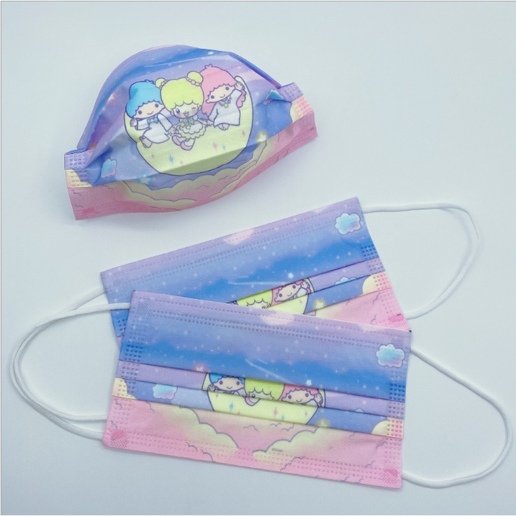 Khẩu Trang Gemini Mỏng Thoáng Khí Chống Bụi Dùng Một Lần Phong Cách Hoạt Hình Cho Trẻ Em Và Người Lớn