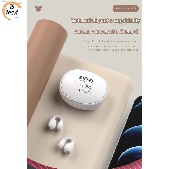 [IS] Tai Nghe Bluetooth Tws Dạng Kẹp Vành Tai Không Dây Âm Thanh Hifi Phong Cách Thể Thao