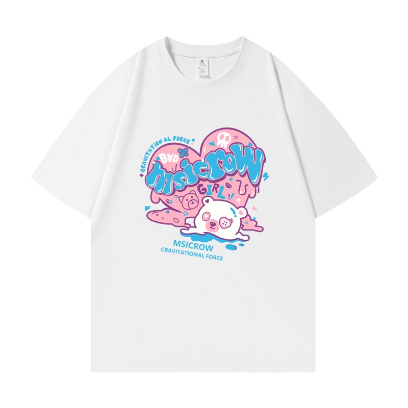 DIDIKA Áo Thun Tay Lỡ Dáng Rộng Thời Trang Mùa Hè 2023 Phong Cách Mới Cho Nữ