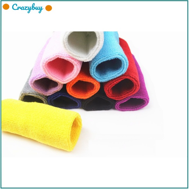 Cr Băng Đeo Cổ Tay Thể Thao Vải Cotton Hút Ẩm Cho Tennis / Bóng Rổ / Chạy Bộ / Tập Gym