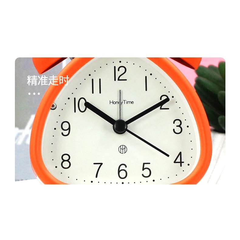 Đồng Hồ Báo Thức Vòng Kim Loại 10cm Không Gây Tiếng Ồn Dùng Cho Học Sinh