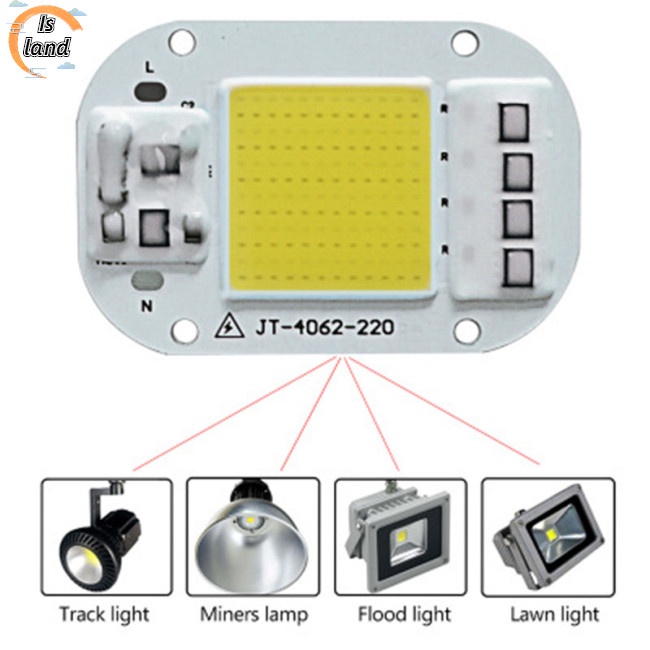 Chip Đèn LED COB 220V 20W / 30W / 50W Áp Suất Cao