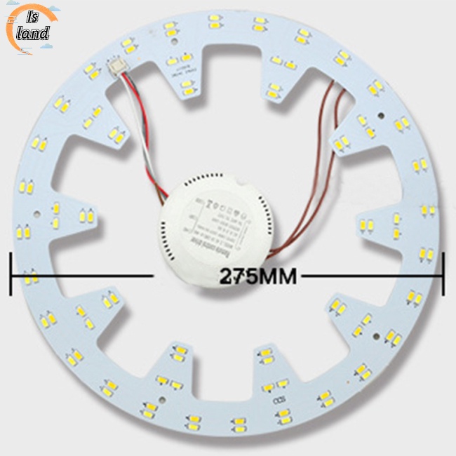 Đèn Trần Ánh Sáng Trắng + Trắng Mềm Đường Kính 10.82in 24W 96 LEDs 5730 SMD