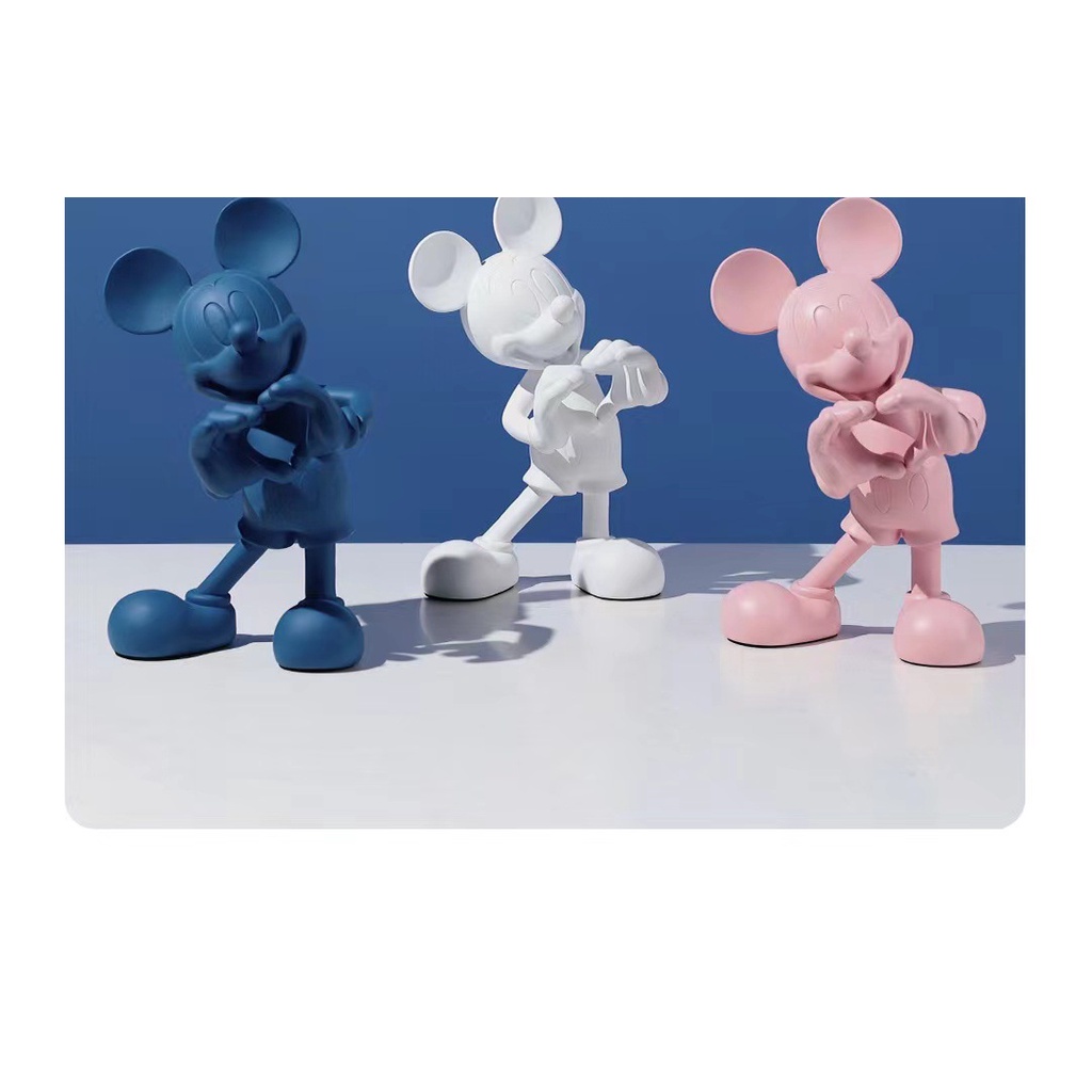 Mô Hình Chuột Mickey Điêu Khắc Hoạt Hình Cao Cấp Trang Trí Phòng Khách Sang Trọng