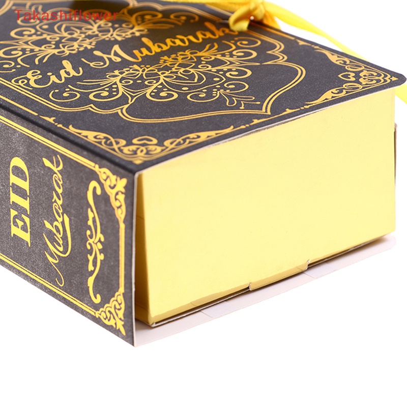 Set 5 Hộp Đựng Kẹo Sô Cô La Hình Cuốn Sách Eid Mubarak
