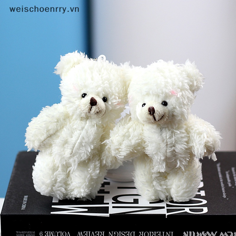 Gấu Bông Mini Mềm Chất Lượng Cao Treo Ba Lô / Túi Xách / Móc Khóa Trang Trí Xe Hơi