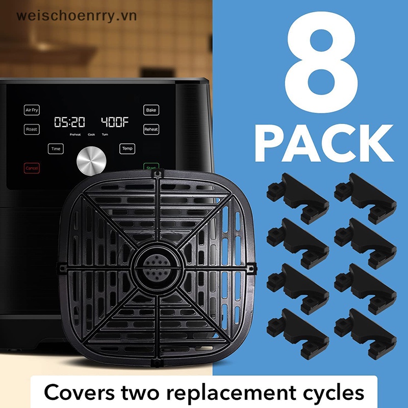 Set 4 / 8 Chân Cao Su Cho Nồi Chiên Không Dầu Plus 6QT