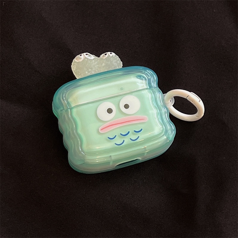 Vỏ Bảo Vệ Hộp Sạc Tai Nghe AirPods Pro 2 1 2 3 Pro Bằng TPU Hình Quái Vật Phát Sáng Dễ Thương