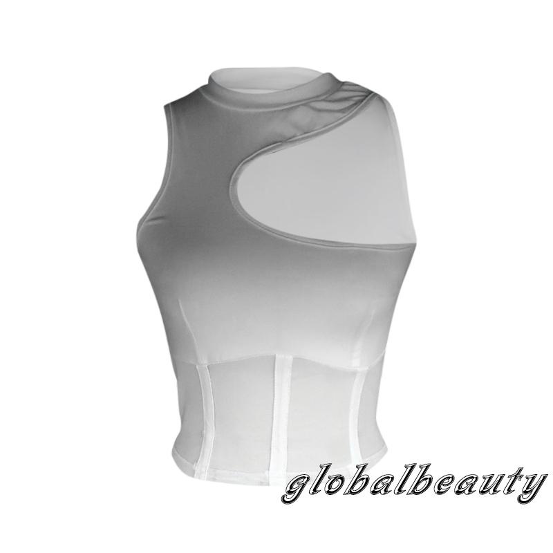 Áo Lưới Không Tay Màu Sắc Đơn Giản Cho Nữ