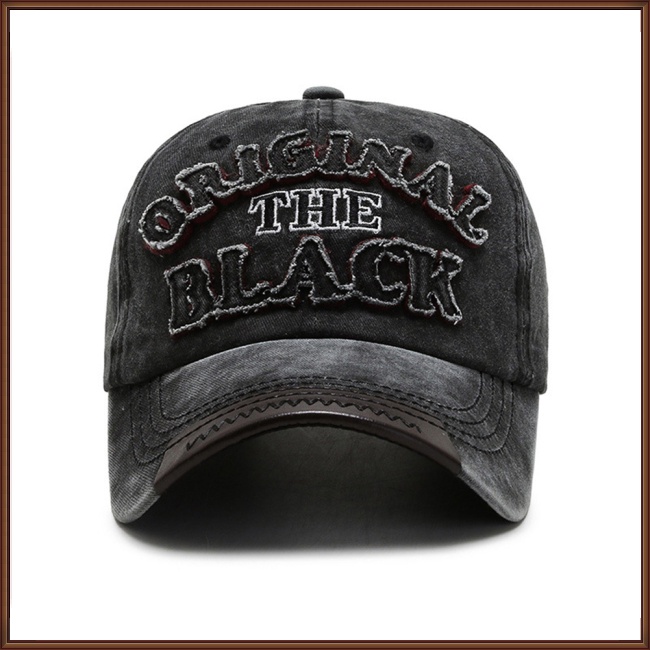 Mũ Lưỡi Trai Vành Cong In Chữ Phong Cách Retro Thời Trang Cho Nam Nữ