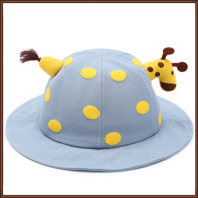 Mũ Tai Bèo Vải Cotton Họa Tiết Chấm Bi Nhiều Màu Thời Trang Cho Bé