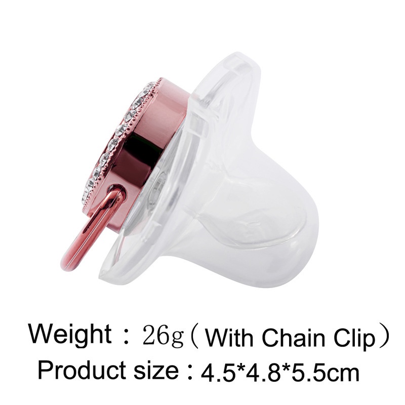 Núm Vú Giả Hình 26 Chữ Cái Màu Vàng Hồng / Vàng Hồng