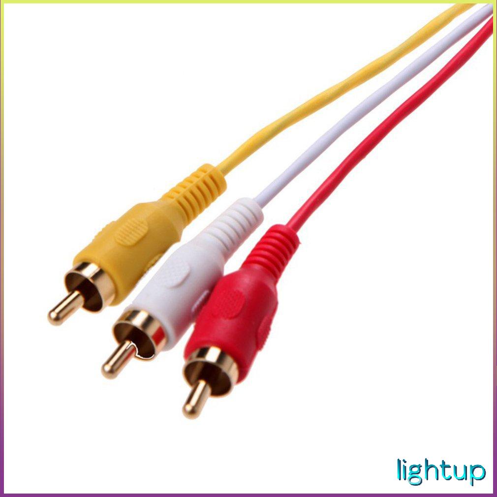 Được Thiết Kế Tinh Tế Bền Hdmi Tương Thích Nam Đến 3 Rca Video Âm Thanh Av Thành Phần Bộ Chuyển Đổi Cáp Hdtv 1080