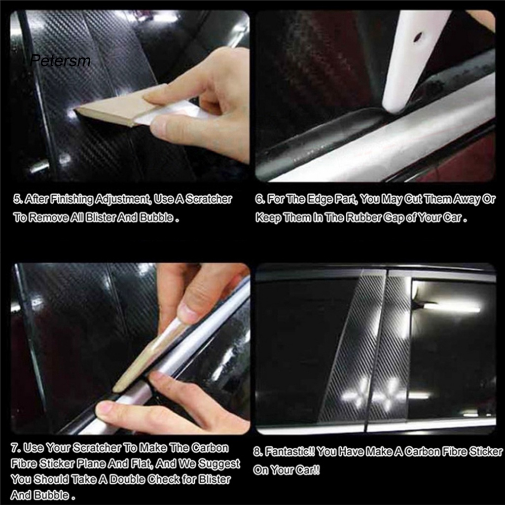 Miếng Dán Sợi Carbon PP Cao Cấp Trang Trí Xe Hơi SUV