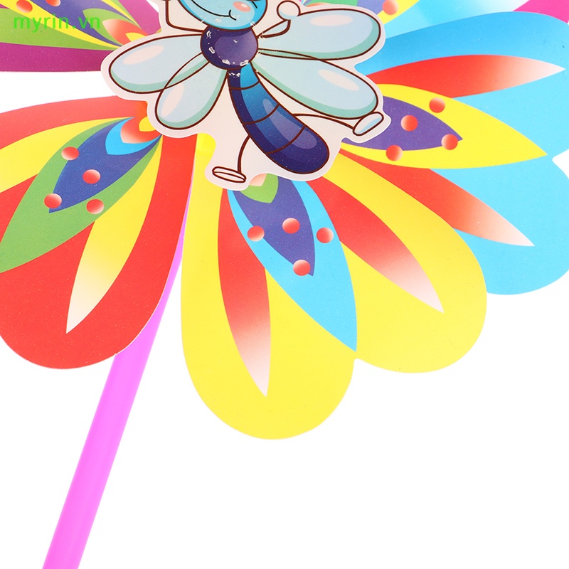 Myrin Set 2 Cối Xay Gió Bằng Nhựa Một Lớp Nhiều Màu Sắc Hình Hoa Bướm Trang Trí Sân Vườn Cho Trẻ Em Bán Chạy VN