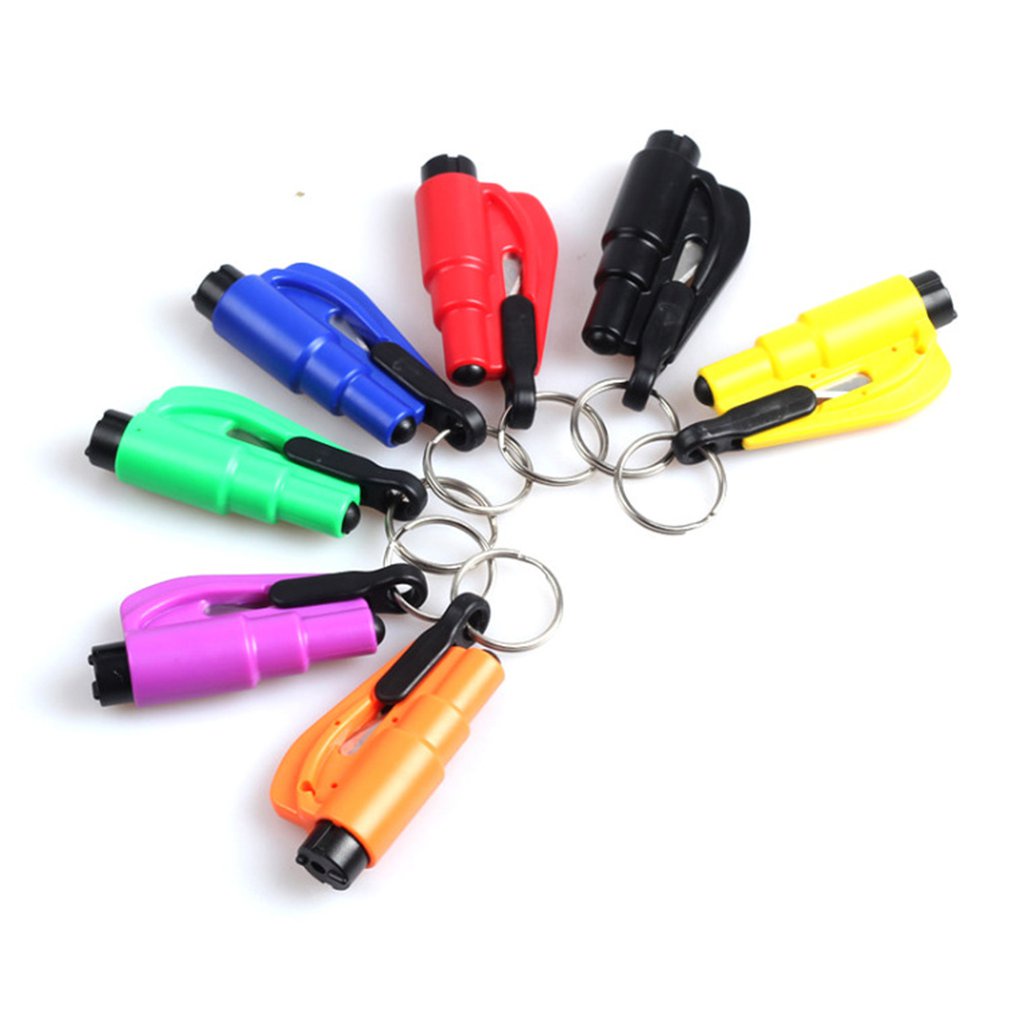 Mini Light Emergency Tool For Car Auto Security Break Window With Key Chain Safety Belt [Q/15]