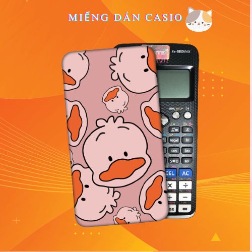 (1 miếng) Miếng Dán Máy Tính Cầm Tay FX-570, FX-580, FX-880, Casio, Vinacal,... Chủ đề Hồng Pink