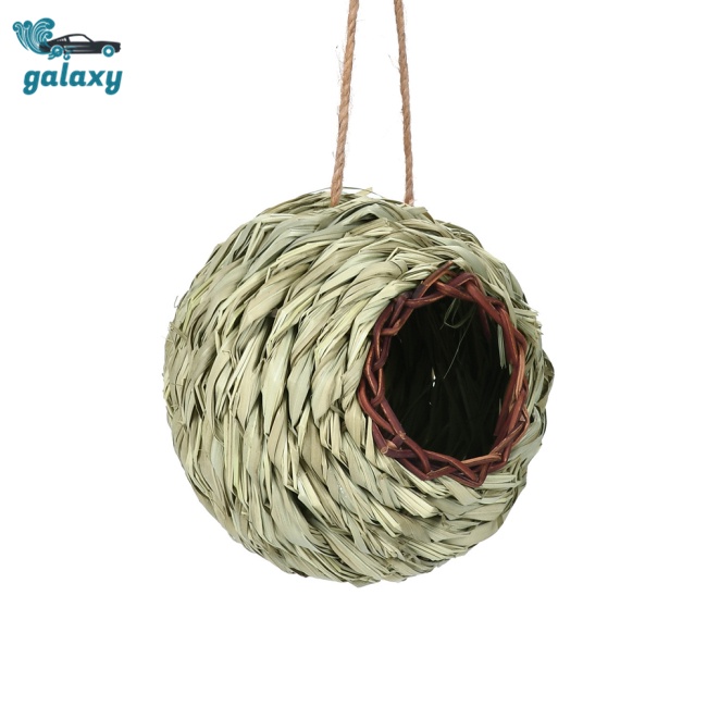 Galaxy Tổ Chim Đan Bằng Cỏ Tự Nhiên Có Dây Treo