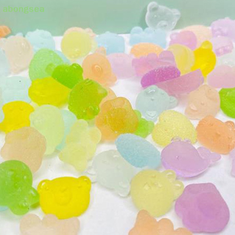 Set 10 Kẹp Tóc Nhựa Phát Quang Nhiều Màu Sắc