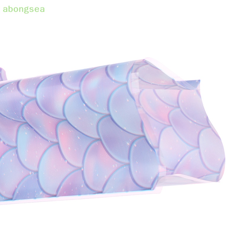 Set 50 Túi Đựng Bánh Quy Họa Tiết Đuôi Nàng Tiên Cá