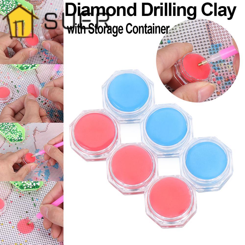 Hộp Đựng Đất Sét Hình Bát Giác Dùng Thêu Tranh Chữ Thập