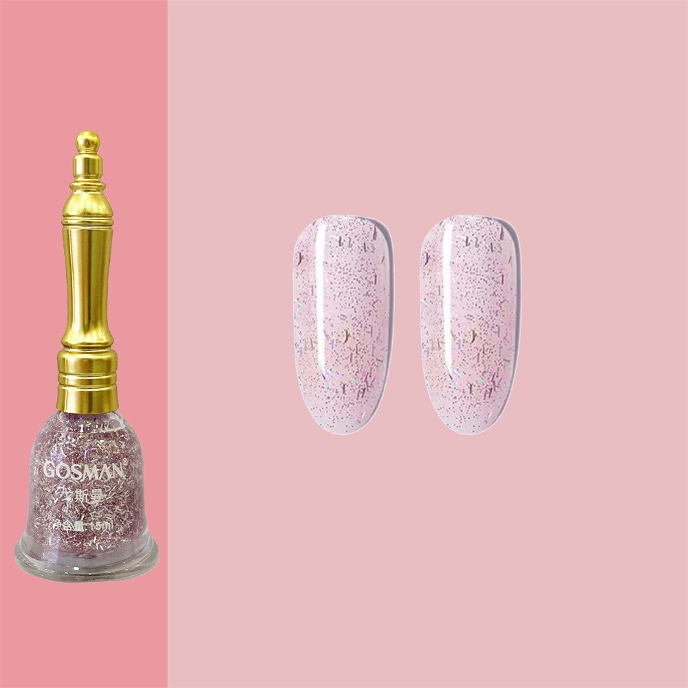 Gosman Small Bell Sơn móng tay Màu Nude Long lanh Lâu dài Không rách Không nướng Khô nhanh Nail Men Nghệ thuật làm móng cho cửa hàng làm móng 30 màu