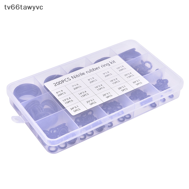 200 cái/bộ O Ring Kit hydrolock cao su O-ring máy giặt Gasket niêm phong các loại mới