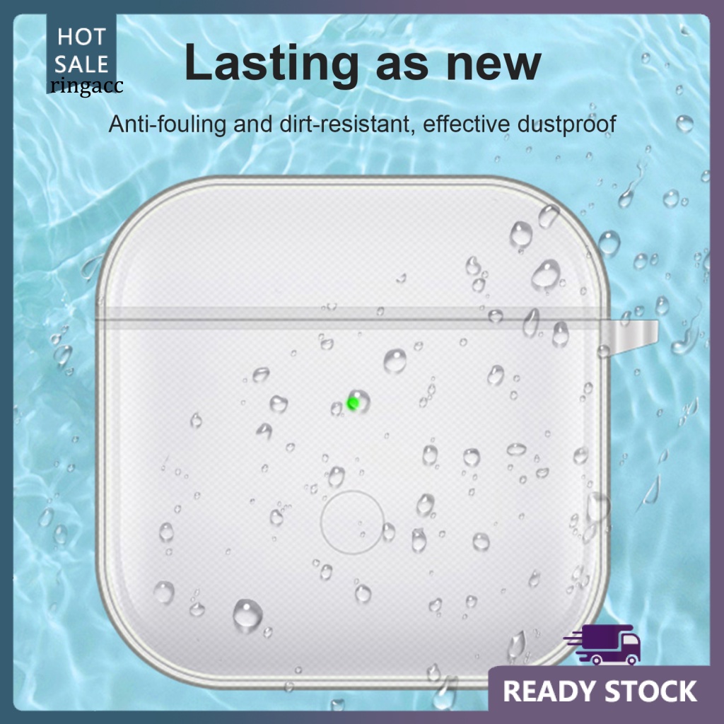 Vỏ Bảo Vệ Hộp Sạc Tai Nghe Redmi Buds 3 Bằng TPU Mềm Trong Suốt Chống Rơi