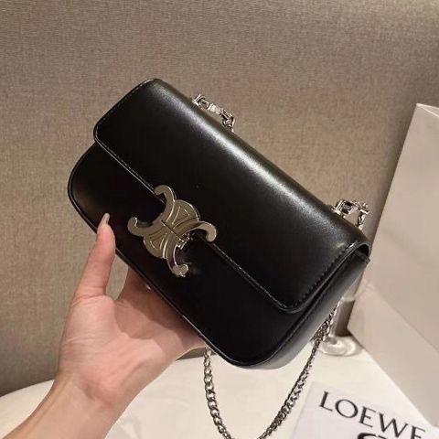 Túi Đeo Vai Nữ Đen Phối Dây Xích Cao Cấp Thời Trang Mới 2023 HZFTR0581