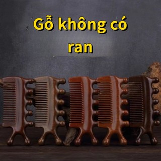 Lược Gỗ Đàn Hương Mát Xa Làm Dày Tóc