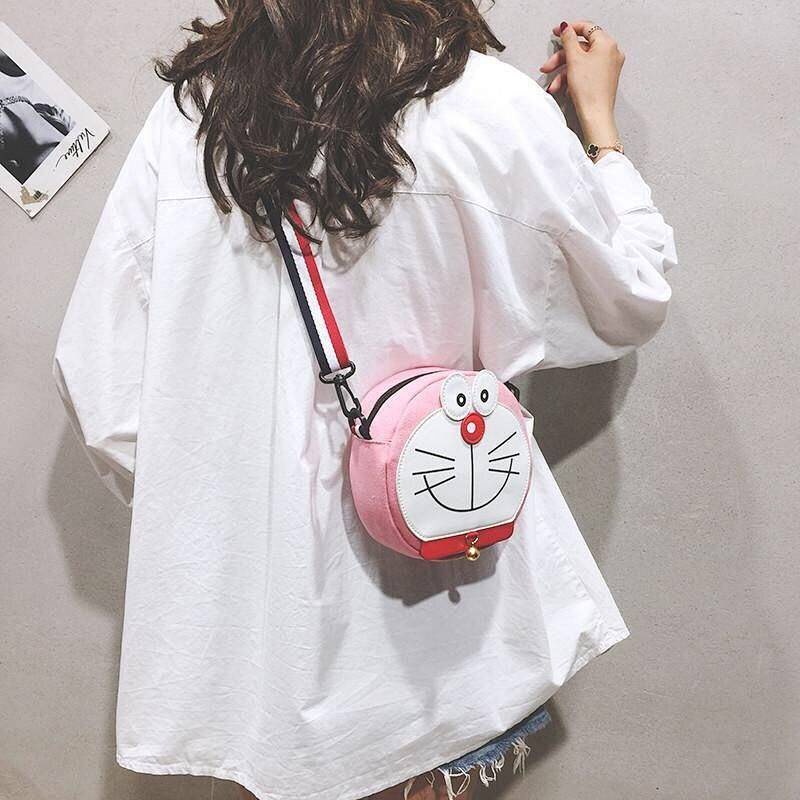 Túi tròn nhỏ hoạt hình đeo vai thời trang đa năng dễ thương hợp xu hướng 2023 cho nữ