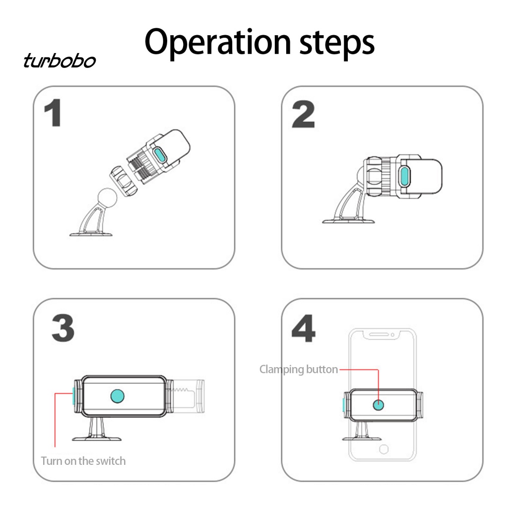 1 Bộ Giá Đỡ Điện Thoại DC5V Thông Minh Tự Động Khóa Trên Xe Hơi