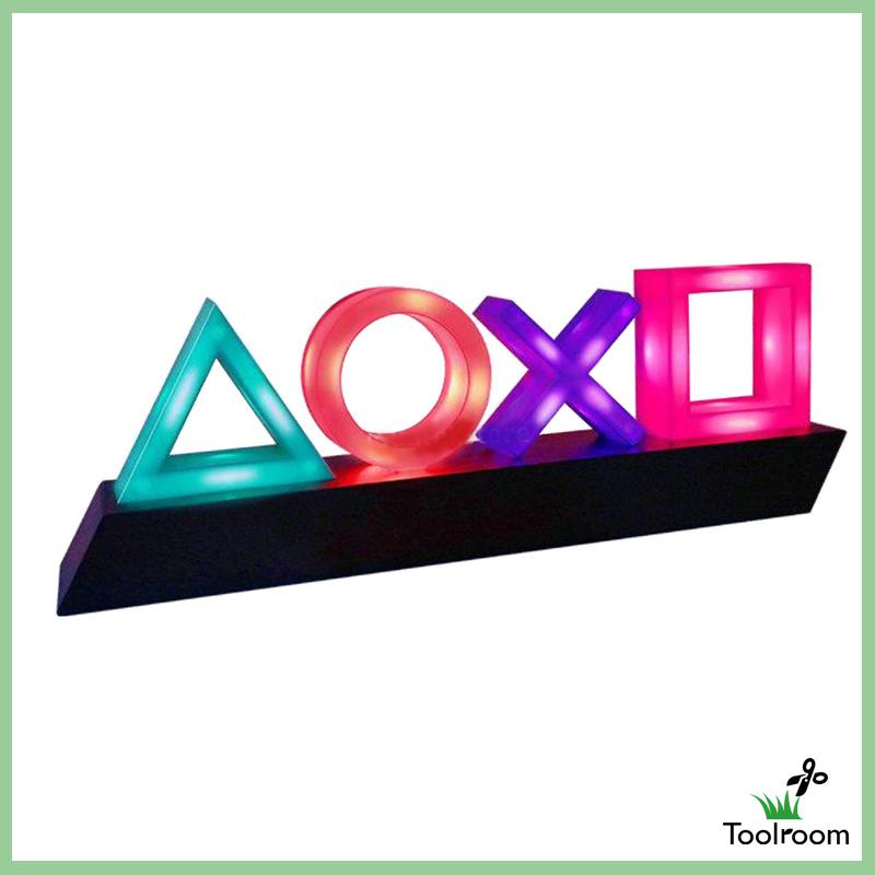 Đèn Led 3 Chế Độ Chiếu Sáng Hình Biểu Tượng Game Độc Đáo