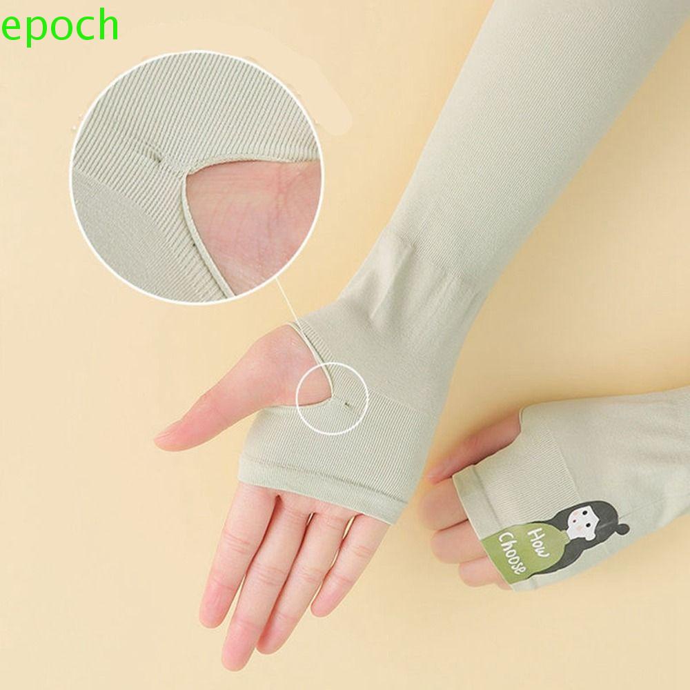 Epoch Găng Tay Chống Nắng Mỏng Thoáng Khí Chống Tia UV Họa Tiết Hoạt Hình Dễ Thương