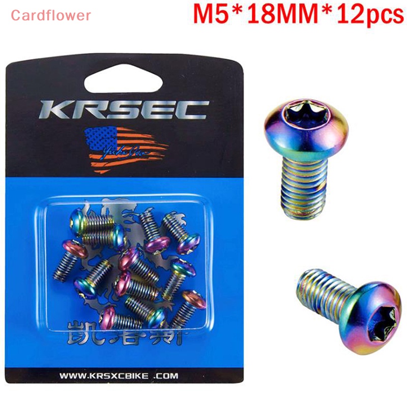 Bộ 12 Ốc Vít M5x10mm Cho Đĩa Phanh Xe Đạp