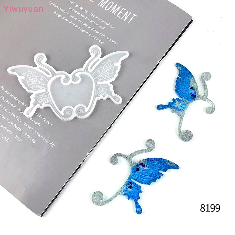Khuôn Silicone Làm Khuyên Tai Hình Cánh Bướm Sáng Tạo