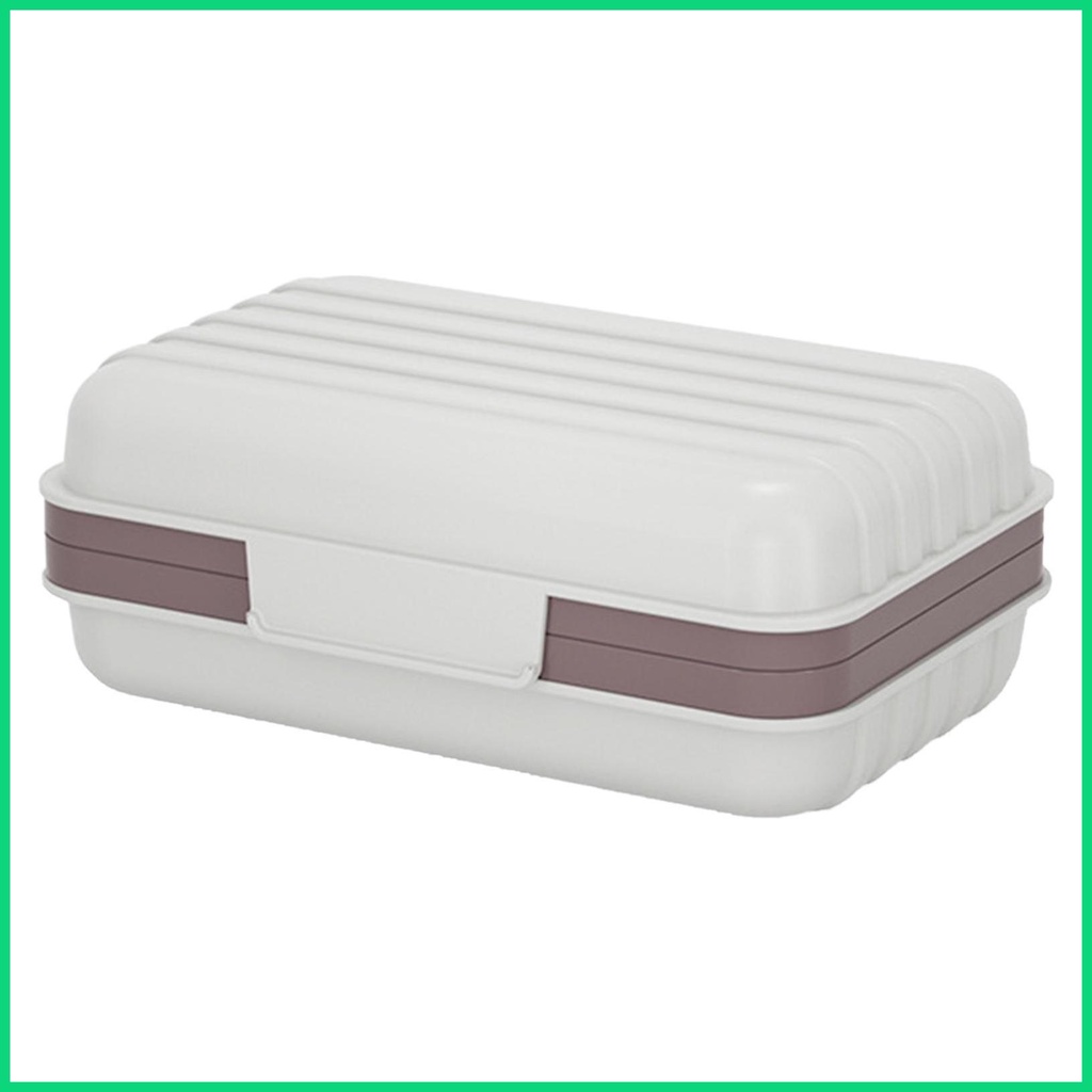 Giá Đỡ Xà Phòng Tự Dính Có Rãnh Thoát Nước Di Động Cho Nhà Ở