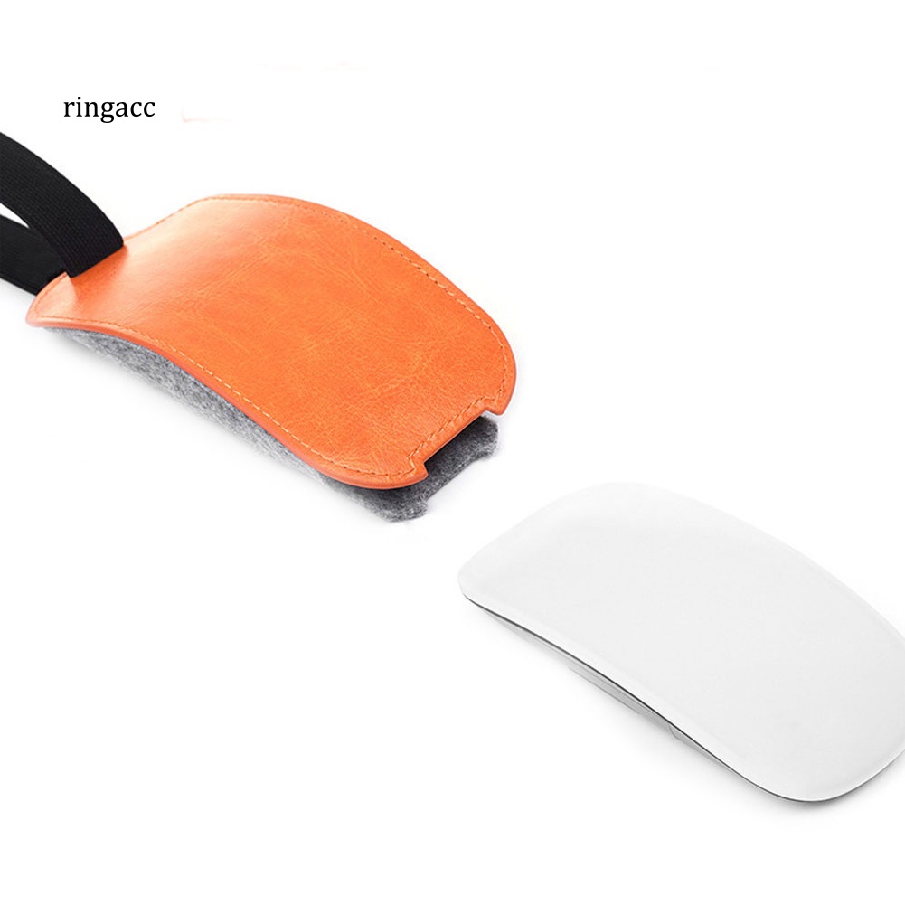 Túi Đựng Chuột RGA Giả Da Co Giãn Chống Sốc Thời Trang Cho Magic Mouse 2
