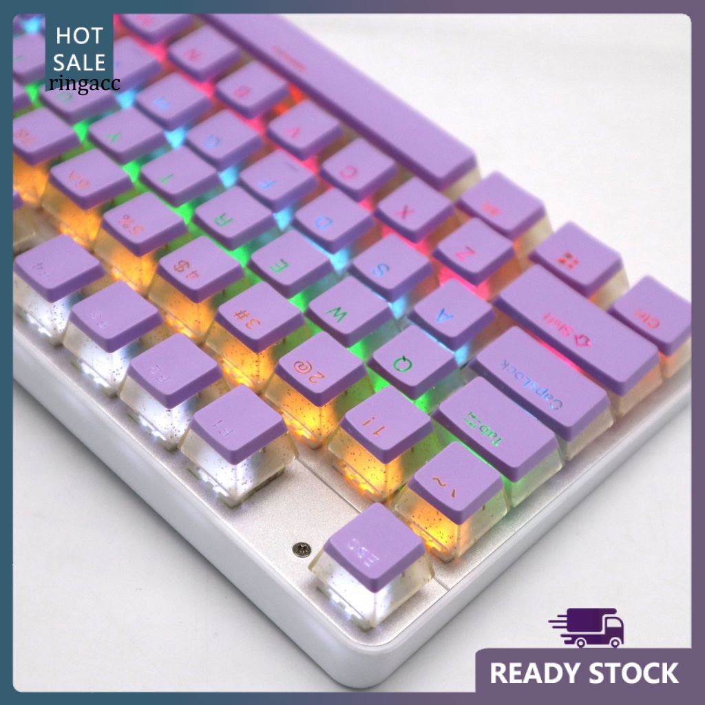 Nắp Bàn Phím Cơ 61 / 87 / 98 / 104 Thiết Kế Trong Suốt Lấp Lánh Tiện Dụng