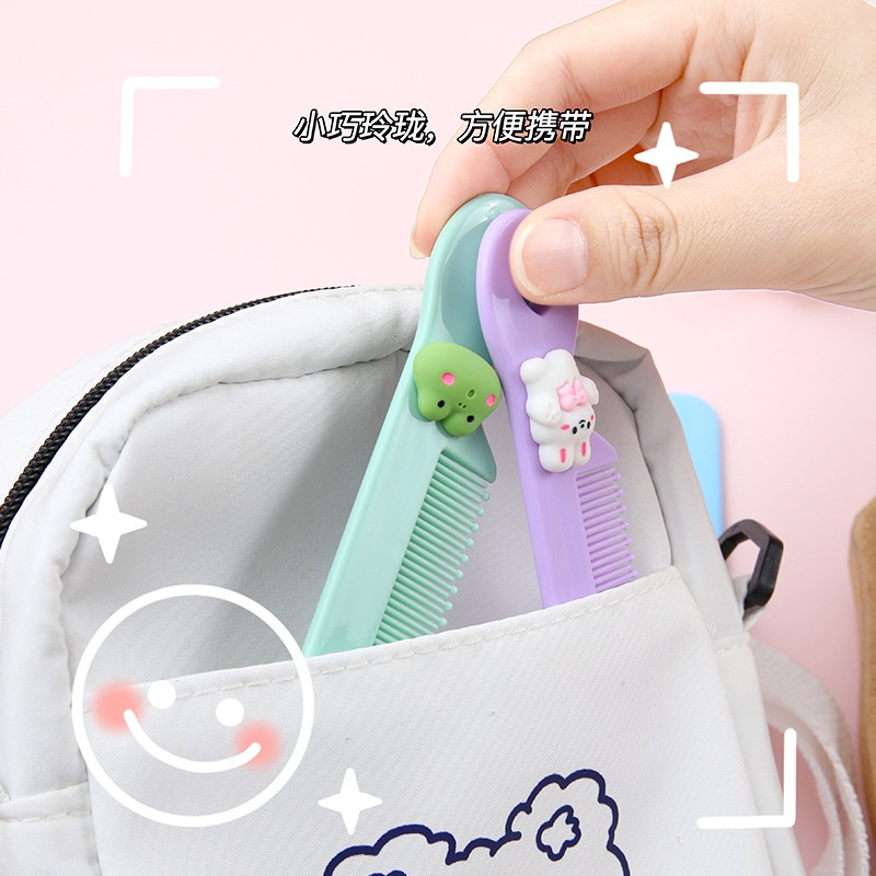 Lược mini dễ thương bằng nhựa hình thú ngộ nghĩnh