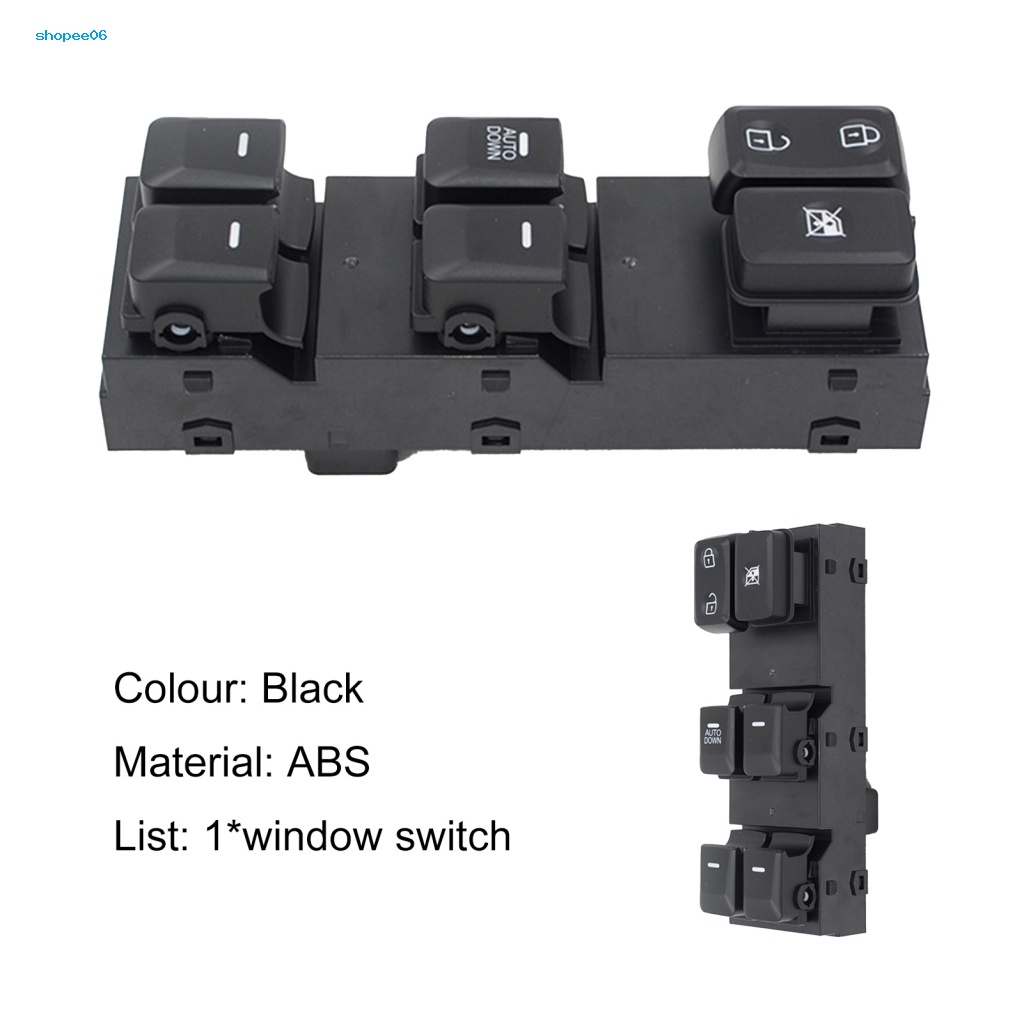 Công Tắc Điều Khiển Cửa Sổ 93570-3W000 Màu Đen Cho Sportage 2014-2016
