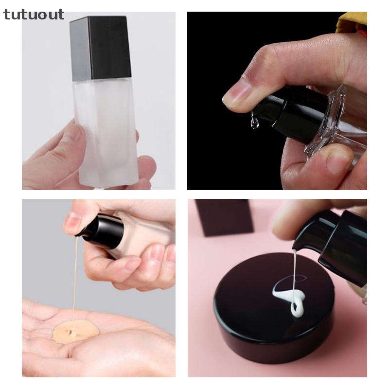 Lọ Đựng Kem Nền Dạng Lỏng 15 / 30ml Tiện Dụng Khi Đi Du Lịch