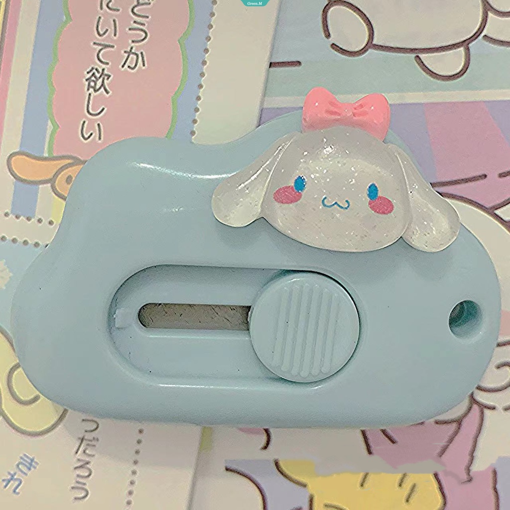 Dao Cắt Giấy Hình Cinnamoroll Màu Trắng Hồng Dễ Thương